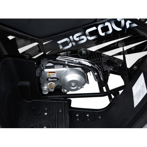 125CC DISCOVERER Black Petrol Quad Bike