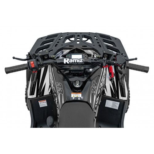 125CC DISCOVERER Black Petrol Quad Bike