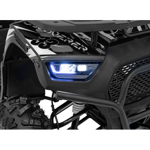 125CC DISCOVERER Black Petrol Quad Bike