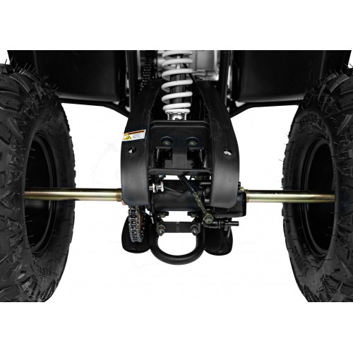 125CC DISCOVERER Black Petrol Quad Bike