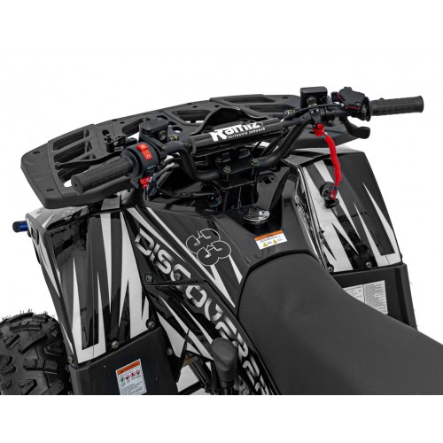 125CC DISCOVERER Black Petrol Quad Bike
