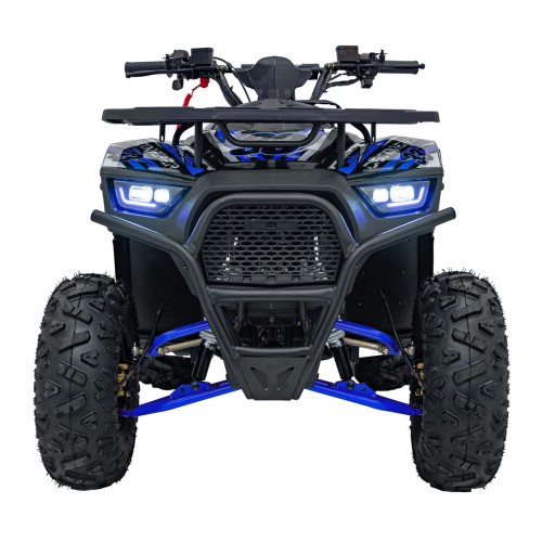 125CC DISCOVERER Blue Petrol Quad Bike