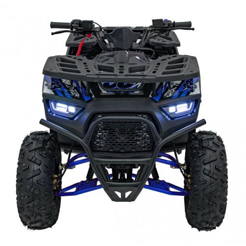 125CC DISCOVERER Blue Petrol Quad Bike