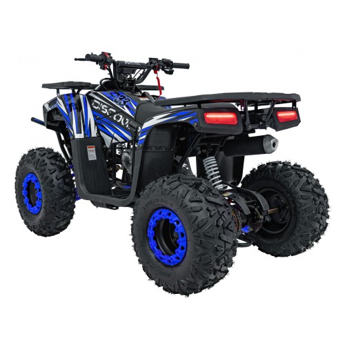 125CC DISCOVERER Blue Petrol Quad Bike