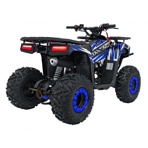 125CC DISCOVERER Blue Petrol Quad Bike