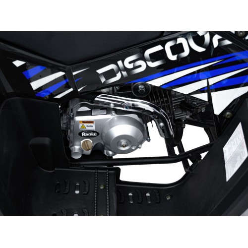 125CC DISCOVERER Blue Petrol Quad Bike