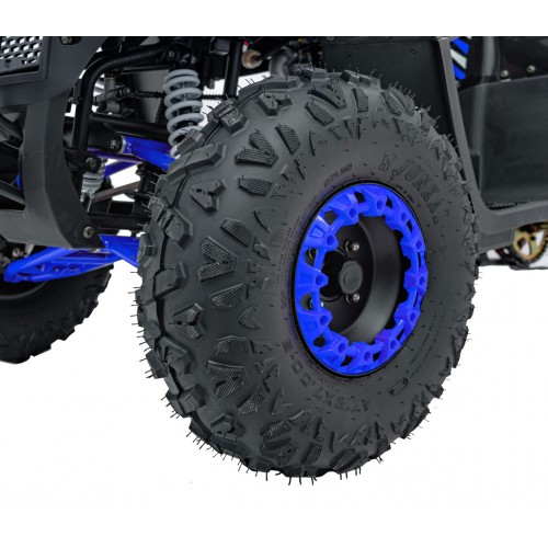 125CC DISCOVERER Blue Petrol Quad Bike