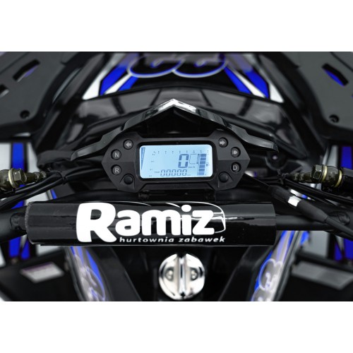 125CC DISCOVERER Blue Petrol Quad Bike