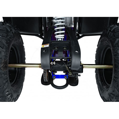 125CC DISCOVERER Blue Petrol Quad Bike