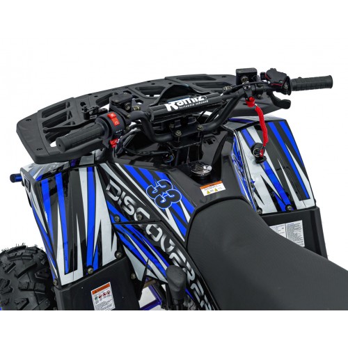 125CC DISCOVERER Blue Petrol Quad Bike