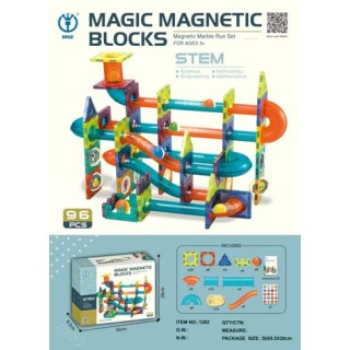 Magnetic Blocks Set of 96 elements