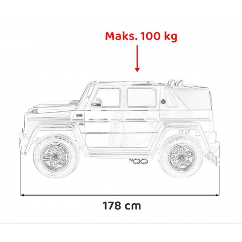 Vehicle Mercedes Benz MAYBACH G650 STRONG White