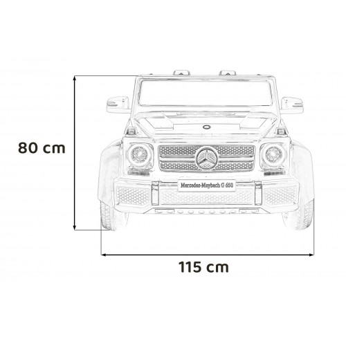 Vehicle Mercedes Benz MAYBACH G650 STRONG White