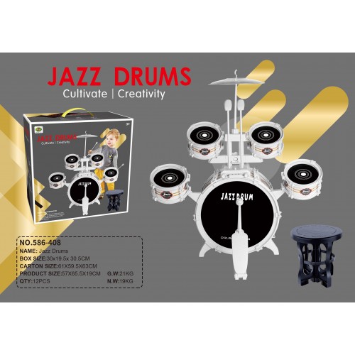 MEGA Drum Set White