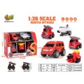 Fire Department Vehicle Set 1:36