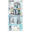 Blue Kitchen with Light and Sound Function + Accessories