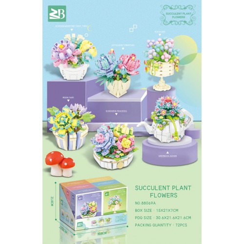Flowers Block Set