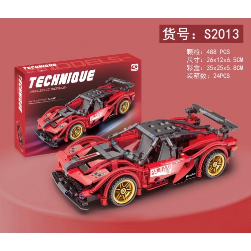 Sports Car Red Blocks 482 pcs.