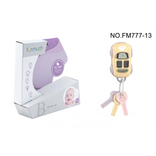 Soft Key Set and Keychain with Light Function for the Youngest