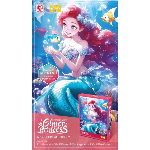 Puzzle Set 100pcs Mermaid