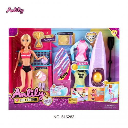 Doll Olga on Vacation + Accessories