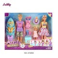 Doll Set, Family on Vacation + Accessories