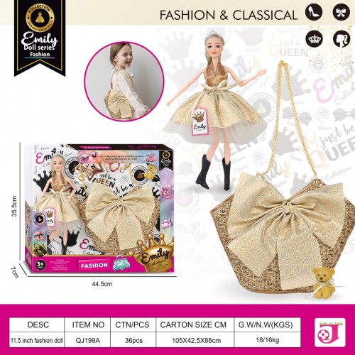 Doll + Bag for Child