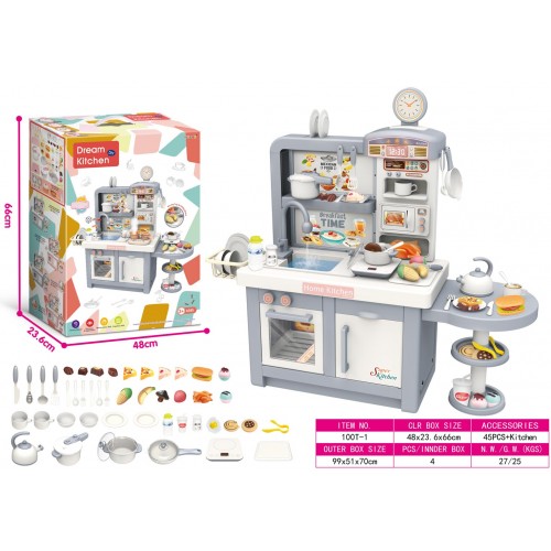 MEGA Gray Kitchen + Accessories