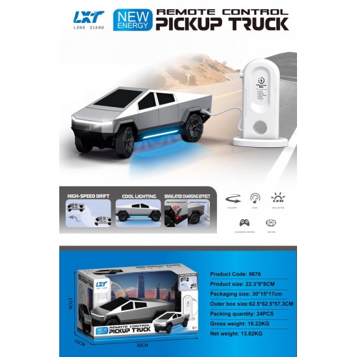 R/C Auto TRACK Silver + Charging Station