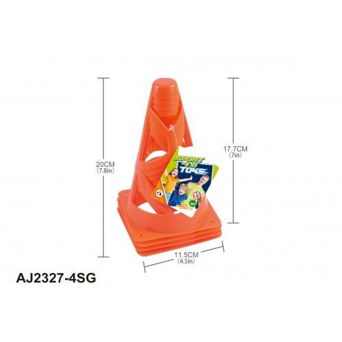 Orange Cones 4pcs.
