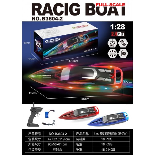 R/C Racing Boat Blue