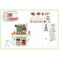 Kitchen with Light and Sound Function Pink