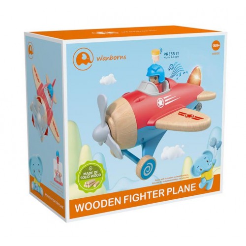 Wooden Plane Blue