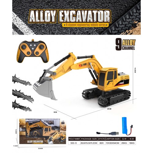 R/C Excavator on Tracks