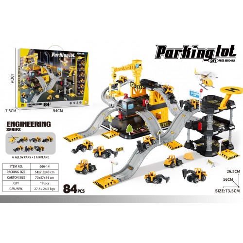 Multifunctional Parking Construction Site + Accessories