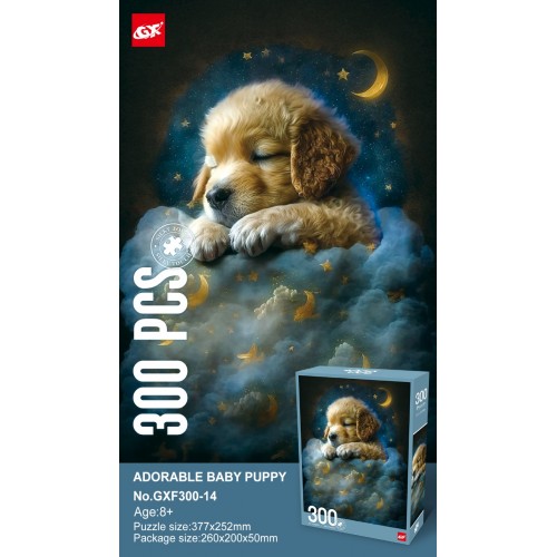 300 Piece Puzzle Set Dog in the Clouds