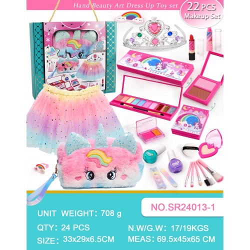 Makeup Set + Rainbow Dress