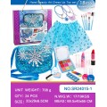 Makeup Set + Ice Blue Dress