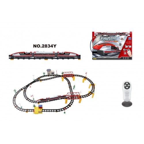 R/C Fast Train 98pcs Red