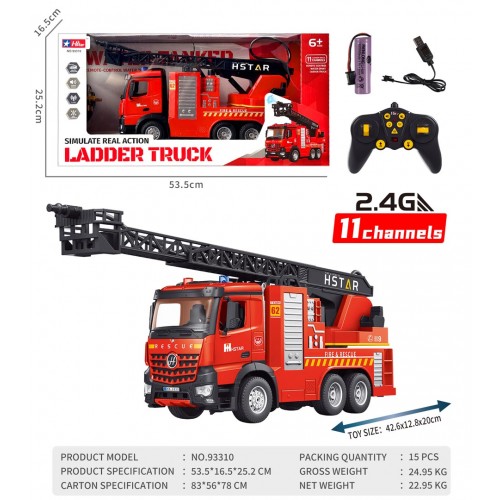 Large Fire Department with Ladder R/C