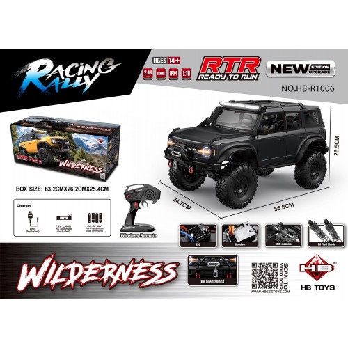 Car R/C WILDERNESS 1:10 Black