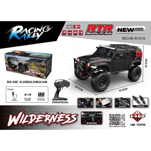 Car R/C WILDERNESS RTR 1:10 Black