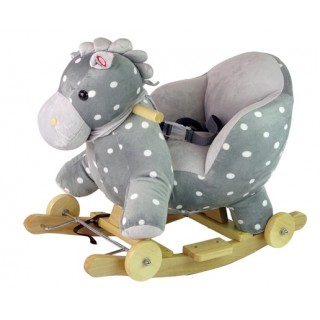 Soft Rocking Horse Seat Gray