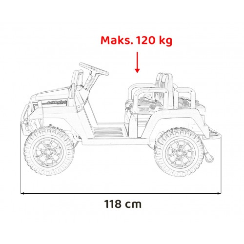 Buggy 4-seater Champion White