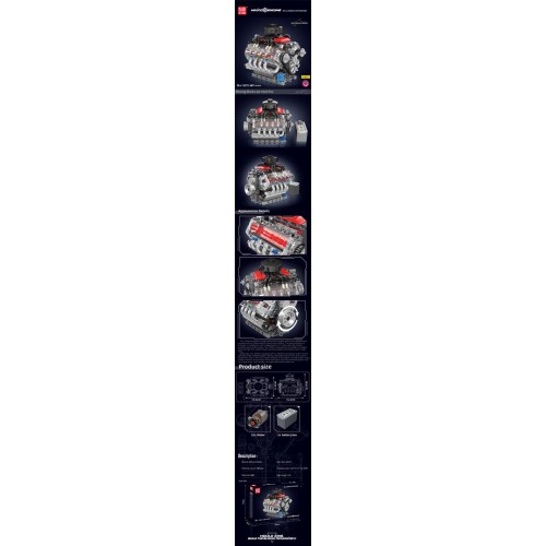Engine Brick Set 487pcs.