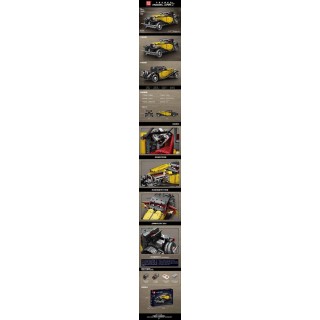 Retro Vehicle Building Kit 3613pcs.