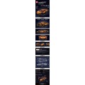Sports Vehicle Set of 1620 Orange Pieces