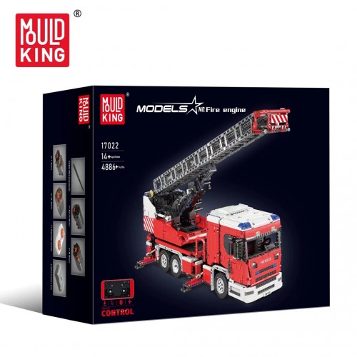 Fire brigade vehicle building set 4886 pcs.