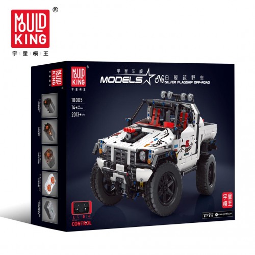 Set of Building Blocks Off-Road Vehicle White 2013pcs.