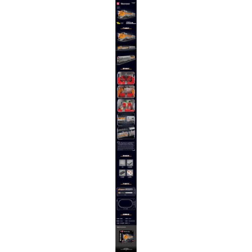 Orange Train Set 1751pcs.